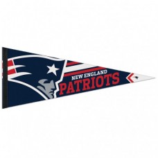 New England Patriots Logo Premium Pennant 12" X 30"